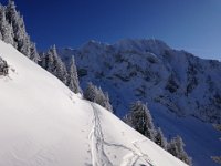 The trail from La Perche