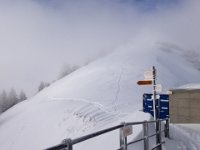 Still some clouds up at La Perche