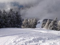 Looking down from the end of the trail