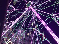 which changes hues and is visible from far around.