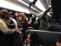 The next day Greg jammed himself onto the morning student train to the Valais