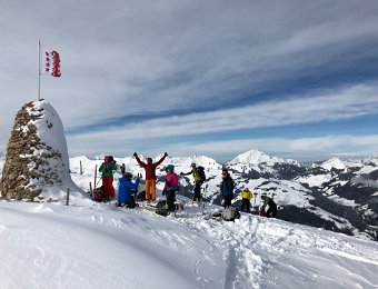 Skiing Dent de Valerette, Crans Montana and Rochers de Naye