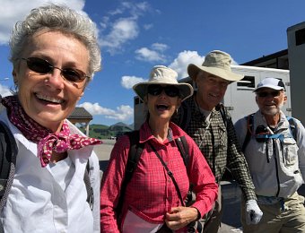 13 June 2019 Col des Mosses and Gros Van with Susan and Fredy Stuber