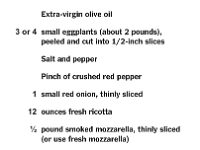 I returned a few days later and, back in our kitchen, I could prepare and eat my favorite dishes, like this Sicilian eggplant casserole