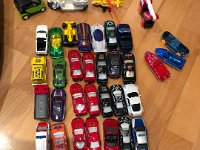 Accessing our fleet of Matchbox cars for possible transport to the new world