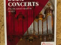 Notices of upcoming concerts (which we do not attend)