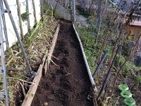 Meanwhile more clean-up of beds at the garden