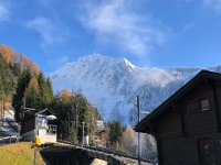 With new snow on Rochers de Naye