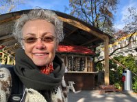 And shelters some of the merchant chalets. Don't need it on this day, but is a nice feature if/when it rains or snows