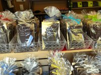 thin sheets of chocolate