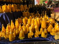 Beeswax in festive shapes