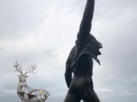 Permanent and temporary sculpture: Freddie Mercury and nameless reindeer