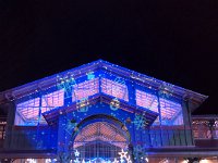 Covered market all illuminated