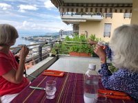 we could wave to each other