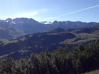 While Christine was in Lausanne I went to Zweisimment and took the gondola to the top of Rinderberg