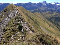 view from the summit. I was wondering about skiing along this ridge