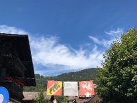 the street from the train station