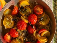 sautéed garden produce