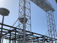 in the center of town