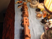 On 23 September I flew to Albany to visit Jeff and Zoë. A wooden toy train that Jeff offers to Liam