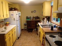 The kitchen, soon to be remodeled, at the Lake