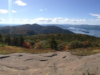 view to the south with Lake George on the right