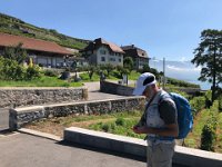 across the road, La Domaine des Faverges, just as MFK wrote