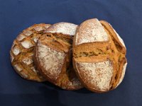 breads made by his son...