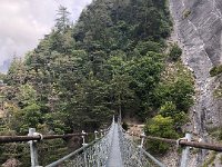 this bisse crosses some awful gullies, now traversed by bridges