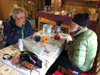 So much edema! Fluid is leaking out of Christine's eye lids!