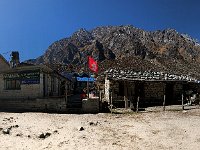 Panorama looking due west from the entrance to our lodging