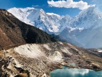 Looking back toward Manaslu