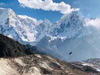 Phungge Himal and pond