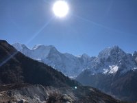 Manaslu (L -8160 m) and Phungge Himal (R - 6500 m)