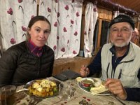 Dinner and we're happy about it!