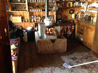 An improved stove in the kitchen