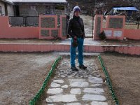 Beer bottle landscaping