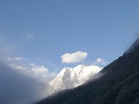 Evening fog rolls in