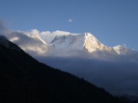 Last light on Manaslu