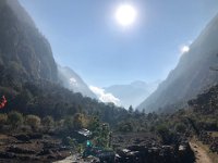 The landscape becomes more settled