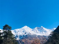 Looking back at the north portion of the Manaslu ridge