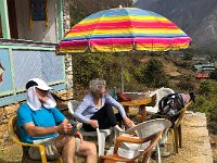 Lunch break starts off looking at our feet