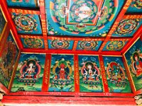 Inside a chorten