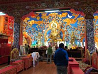 Finally, a person with the keys lets us into the sanctuary