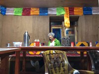 ...in the dining hall at Lamagaon