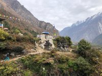 The wide valley ahead of us