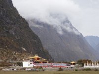 Such steep valley walls above the monastery