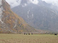 Local women taking a different path, parallel to ours