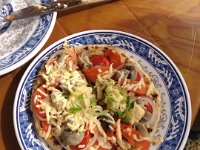 Finally, a pizza arrives