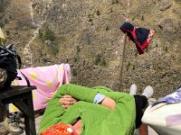 Some of us, feeling ill, slept through lunch